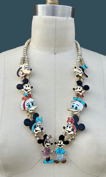 ZUNI TOONS Mickey and Friends Necklace