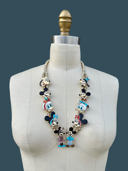 ZUNI TOONS Mickey and Friends Necklace