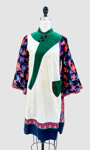 WHITE DUCK WORKSHOP 70s Vintage Dress • Small