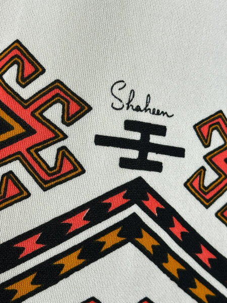 ALFRED SHAHEEN 70s Navajo Inspired Print Dress  • Medium