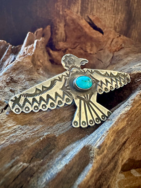 FREE BIRD Medium Thunderbird Vintage 30s Brooch