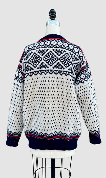 DALE OF NORWAY Wool 60s/70s Cardigan Sweater • Medium