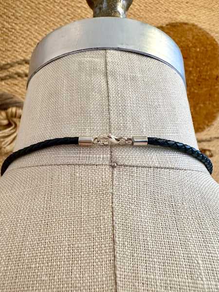 RONNIE CALABAZA RC Zuni Sun Face Inlay Silver Brooch & Necklace JM23