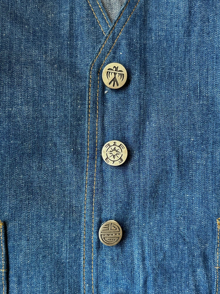 HOPI BUTTON COVERS Sterling Silver | Set of 5 | JM15