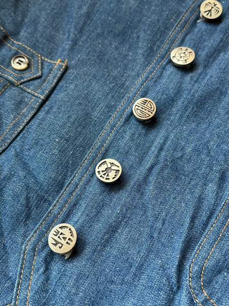 HOPI BUTTON COVERS Sterling Silver | Set of 5 | JM15