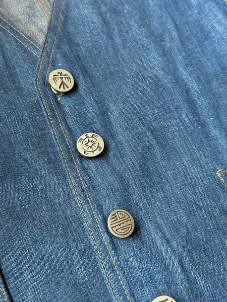 HOPI BUTTON COVERS Sterling Silver | Set of 5 | JM15