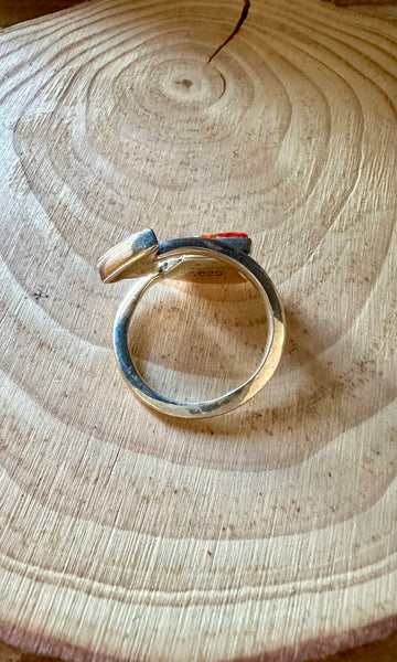 SPIRIT ARROW Micro Inlay Ring • Adjustable