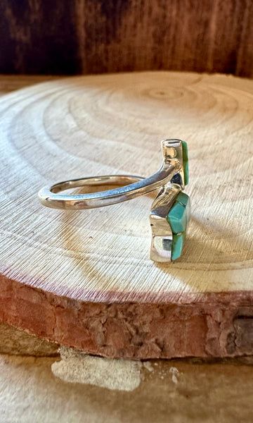 WINTER SPIRIT ARROW Micro Inlay Ring • Adjustable