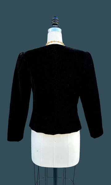 SAKS FIFTH AVE Vintage 80s/90s Quilted Evening Jacket • Medium