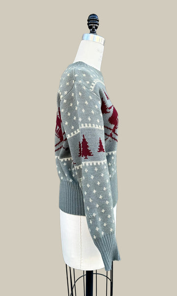 30's/40's SKI SWEATER Sweater • Small