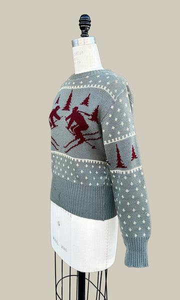 30's/40's SKI SWEATER Sweater • Small