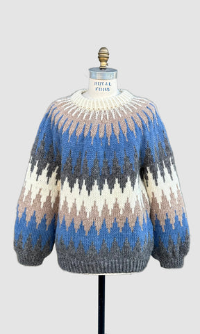 ST. ANDREWS Knitting Co.  Men's Wool Sweater • Medium