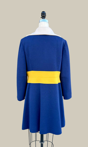 PARIS LILLI ANN San Francisco Vintage 60s Mod Coat • Med. to Lg.