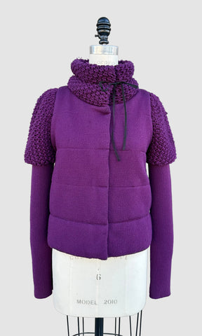 PURPLE RED VALENTINO Wool Knit Sweater • Sm. to Med.