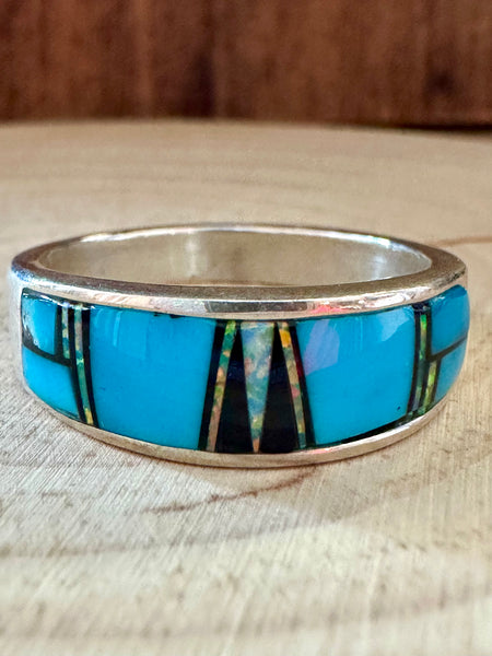 HENDRIX BLUES Micro Inlay Ring