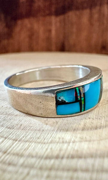 HENDRIX BLUES Micro Inlay Ring