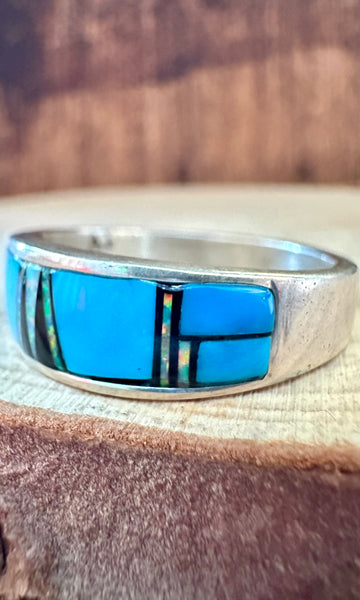 HENDRIX BLUES Micro Inlay Ring