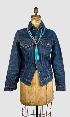 LEVI'S 60s Big E Denim Trucker Jacket • Mens Small