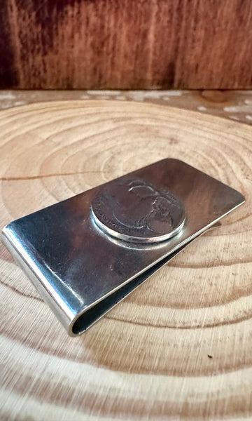 BUFFALO NICKEL Stainless Steel Money Clip