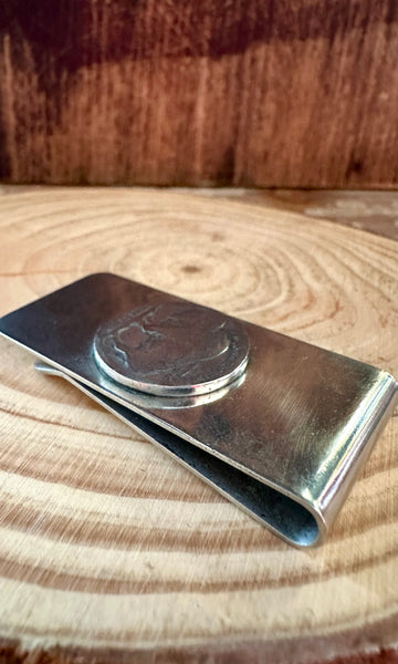 BUFFALO NICKEL Stainless Steel Money Clip