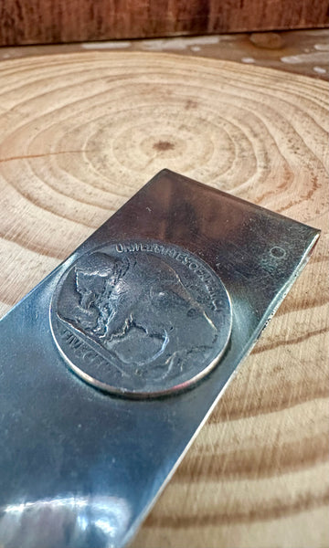 BUFFALO NICKEL Stainless Steel Money Clip