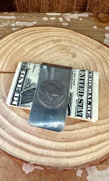 BUFFALO NICKEL Stainless Steel Money Clip