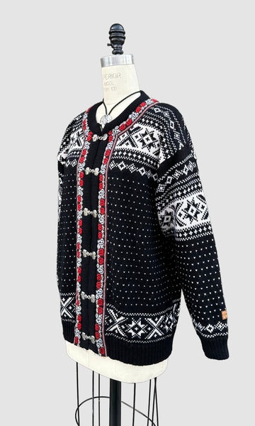 LILL DESIGN Wool 90s Cardigan Sweater • Size Large