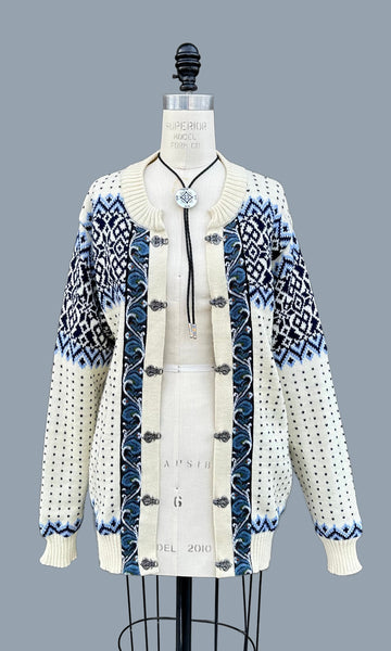 NORSEWEAR NEW ZEALAND Wool 90s Cardigan Sweater • Size Large