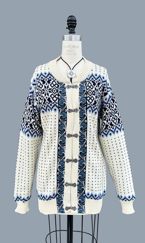 NORSEWEAR NEW ZEALAND Wool 90s Cardigan Sweater • Size Large