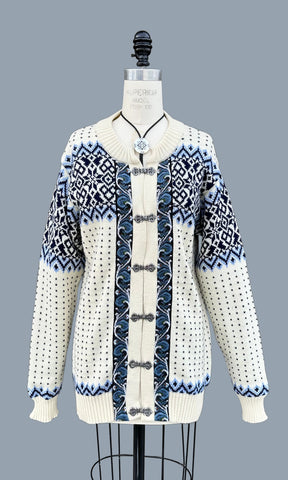 NORSEWEAR NEW ZEALAND Wool 90s Cardigan Sweater • Size Large