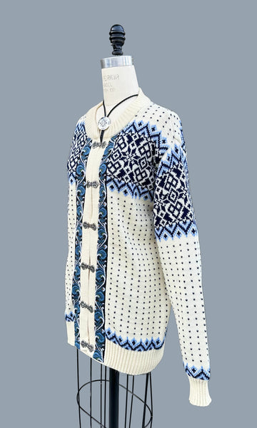 NORSEWEAR NEW ZEALAND Wool 90s Cardigan Sweater • Size Large