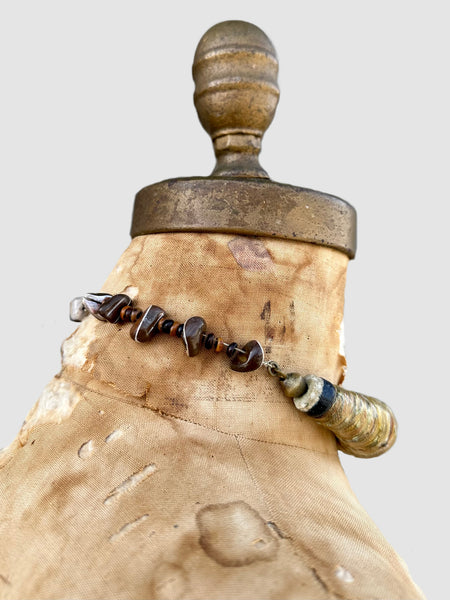 ALEX & LEE Vintage 70s Love + Peace Collector Statement Necklace