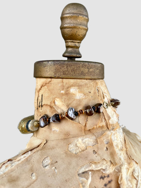 ALEX & LEE Vintage 70s Love + Peace Collector Statement Necklace