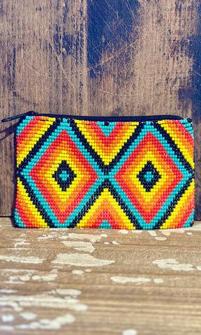 GUATEMALAN BEADED COIN PURSE