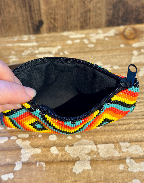GUATEMALAN BEADED COIN PURSE