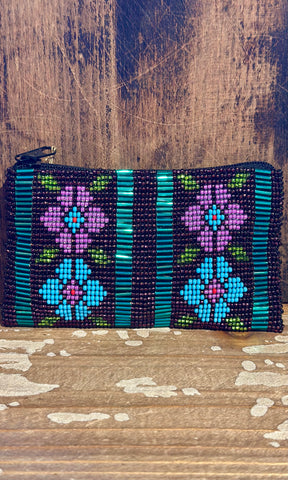 GUATEMALAN BEADED COIN PURSE