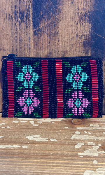 GUATEMALAN BEADED COIN PURSE