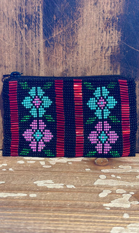 GUATEMALAN BEADED COIN PURSE