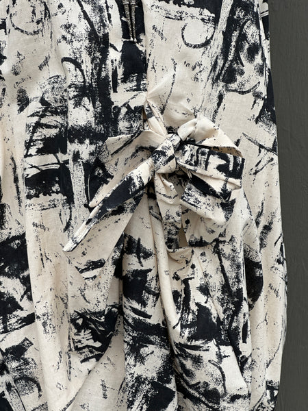 MARNI Abstract Paint Splash Bubble Dress • Large Italian 46