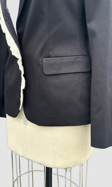 LOVE MOSCHINO Black and White Blazer • 42, Small