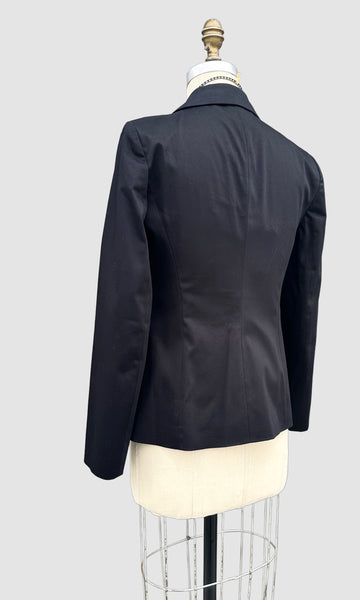 LOVE MOSCHINO Black and White Blazer • 42, Small