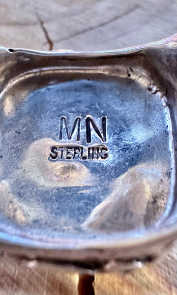 MYRA NASTACIO ZUNI Vintage Inlay Men's Ring 26R25 • Size 10