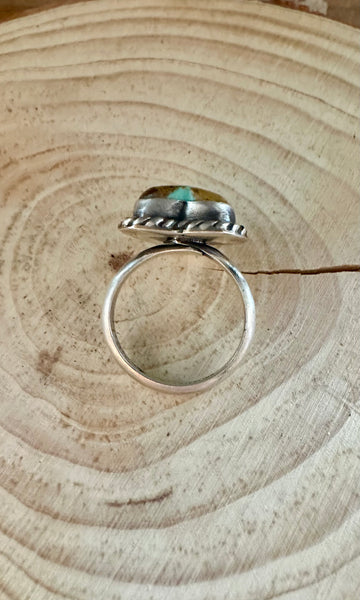 ADJUSTABLE TURQUOISE HEART Ring