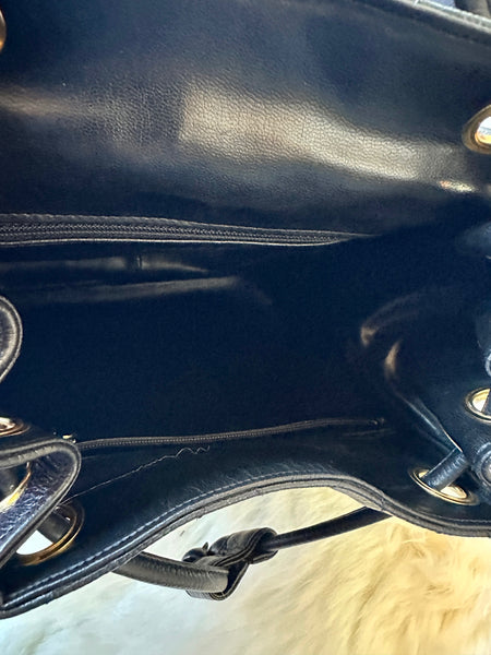 CHANEL 80s 90s Lambskin Quilted Leather Cavier Backpack