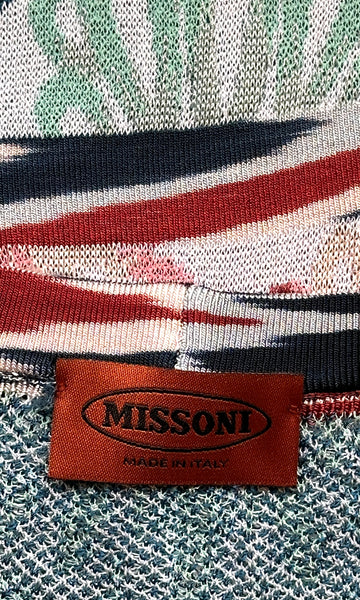 MISSONI 90s Jacquard Knit Sweater Set •Small
