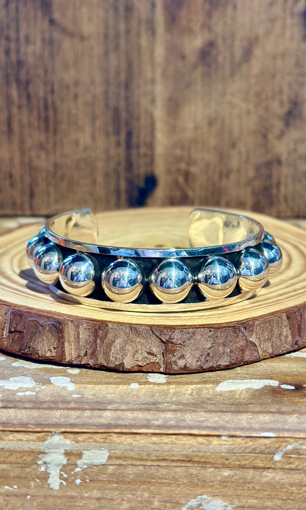 MEXICAN BUBBLES CUFF Sterling Silver 26C11