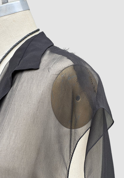 LANVIN Ete 2010 Silk ChiffonBlouse • 38, Sm/Med
