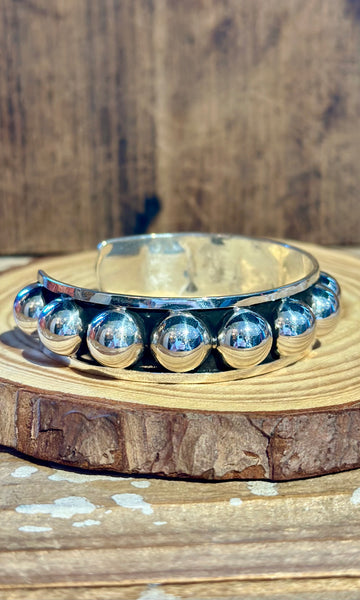 MEXICAN BUBBLES CUFF Sterling Silver 26C11