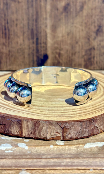 MEXICAN BUBBLES CUFF Sterling Silver 26C11