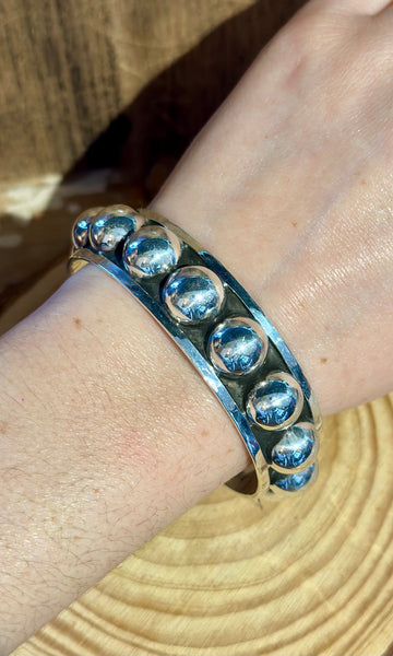 MEXICAN BUBBLES CUFF Sterling Silver 26C11